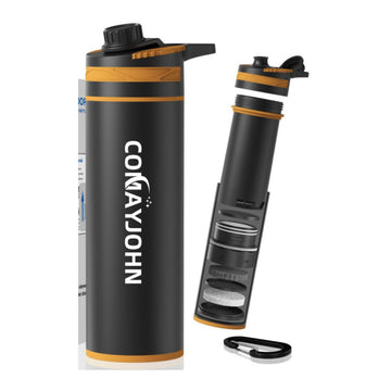 Press Filter Water Bottle
