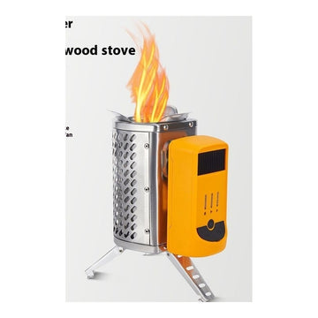 Thermoelectric Wood Stove With Battery