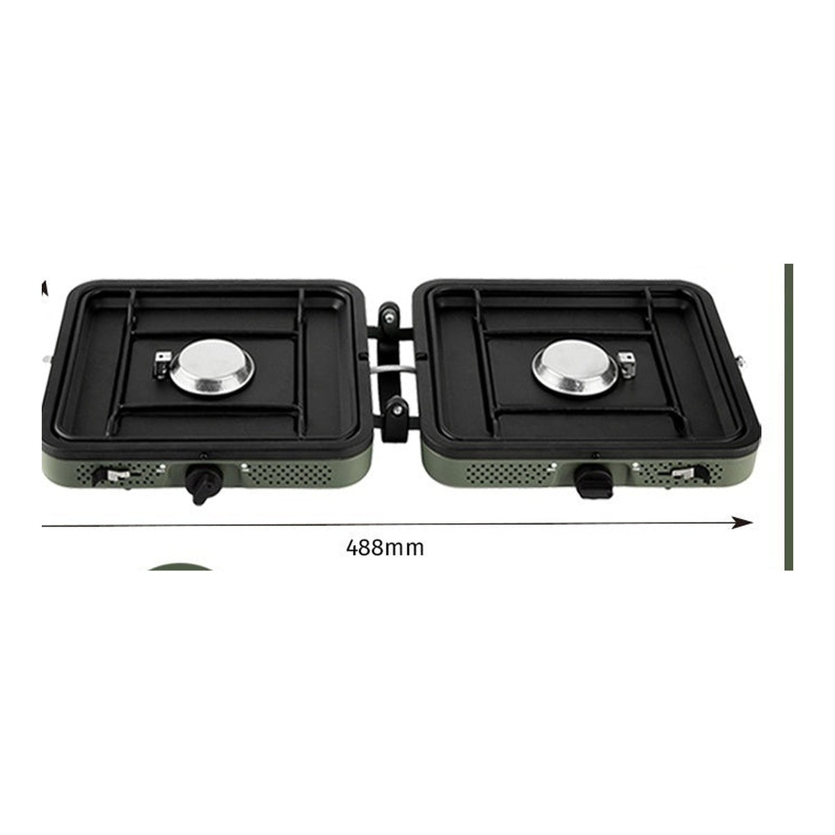 Portable Double Burner Gas Stove