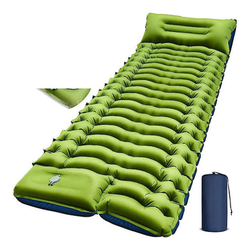 Inflatable Sleeping Pad With Pillow